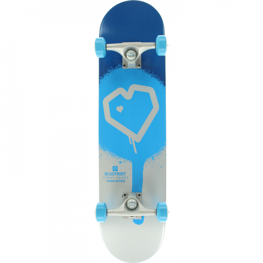 BLUEPRINT SPRAY HEART COMPLETE-7.5 BLU/SILVER